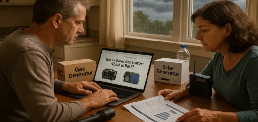 Gas or Solar Generator: What’s Best in a Blackout?