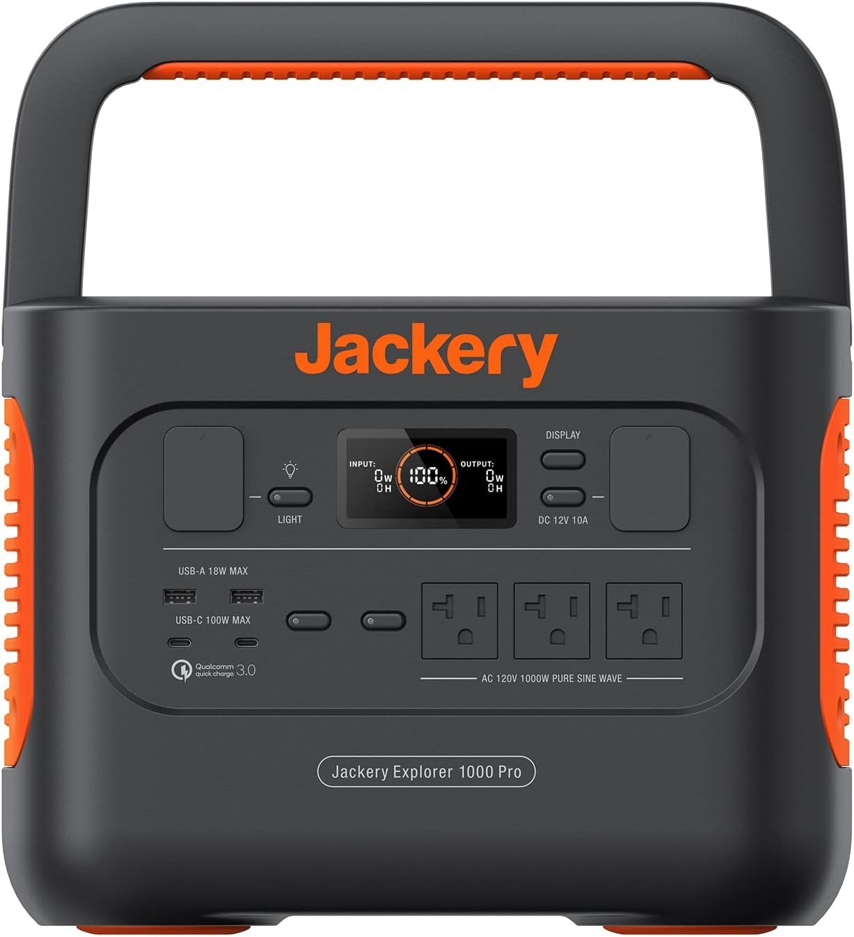 Jackery Explorer 1000 Pro portable solar generator for camping and emergencies