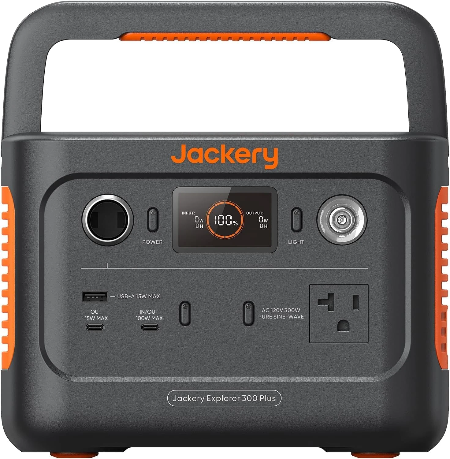 Jackery Explorer 300 Plus Portable Power Station, 288Wh, 300W AC, for RV, camping, emergencies