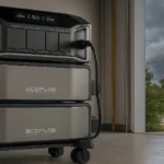 EcoFlow Delta Pro Ultra whole home battery backup with extra battery and solar panels for hurricane power and storm prep
